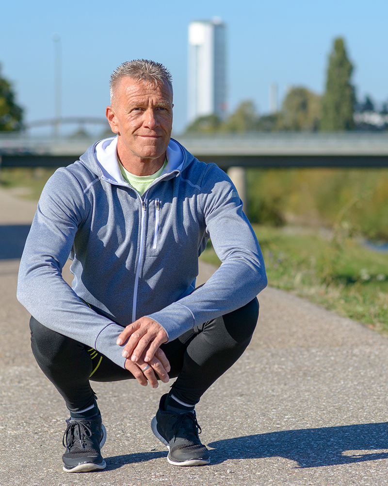 active middle aged man