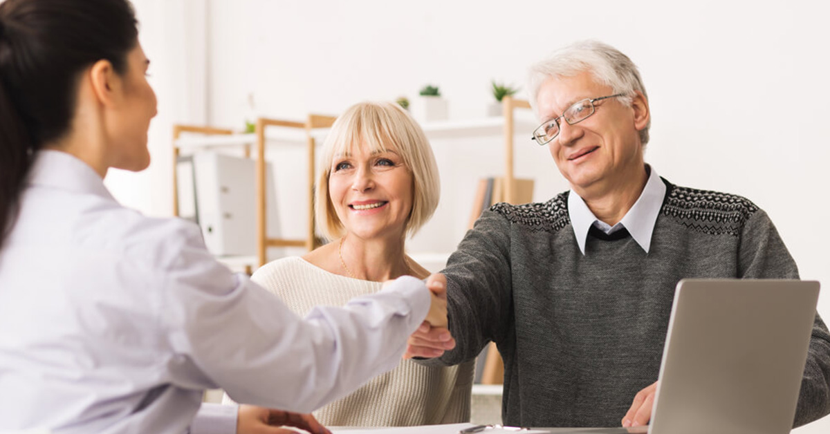 couple has just sold their life insurance policy for cash