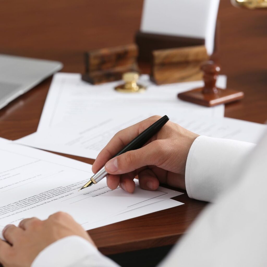 legal paperwork