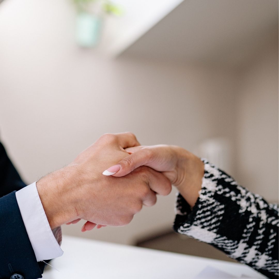 people shaking hands